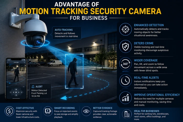 Advantage of Motion Tracking Security Camera for Business