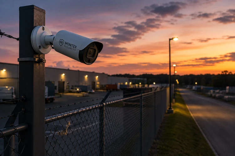 Industrial Perimeter Security Camera Surveillance