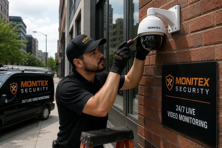 Monitex Security Camera Installation Commercial Building