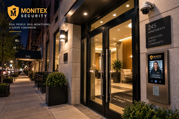 Monitex Remote Doorman Apartment Building Entrance