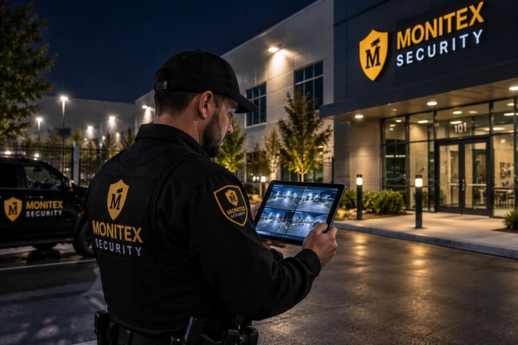 Monitex Security Professional Remote Monitoring at Night